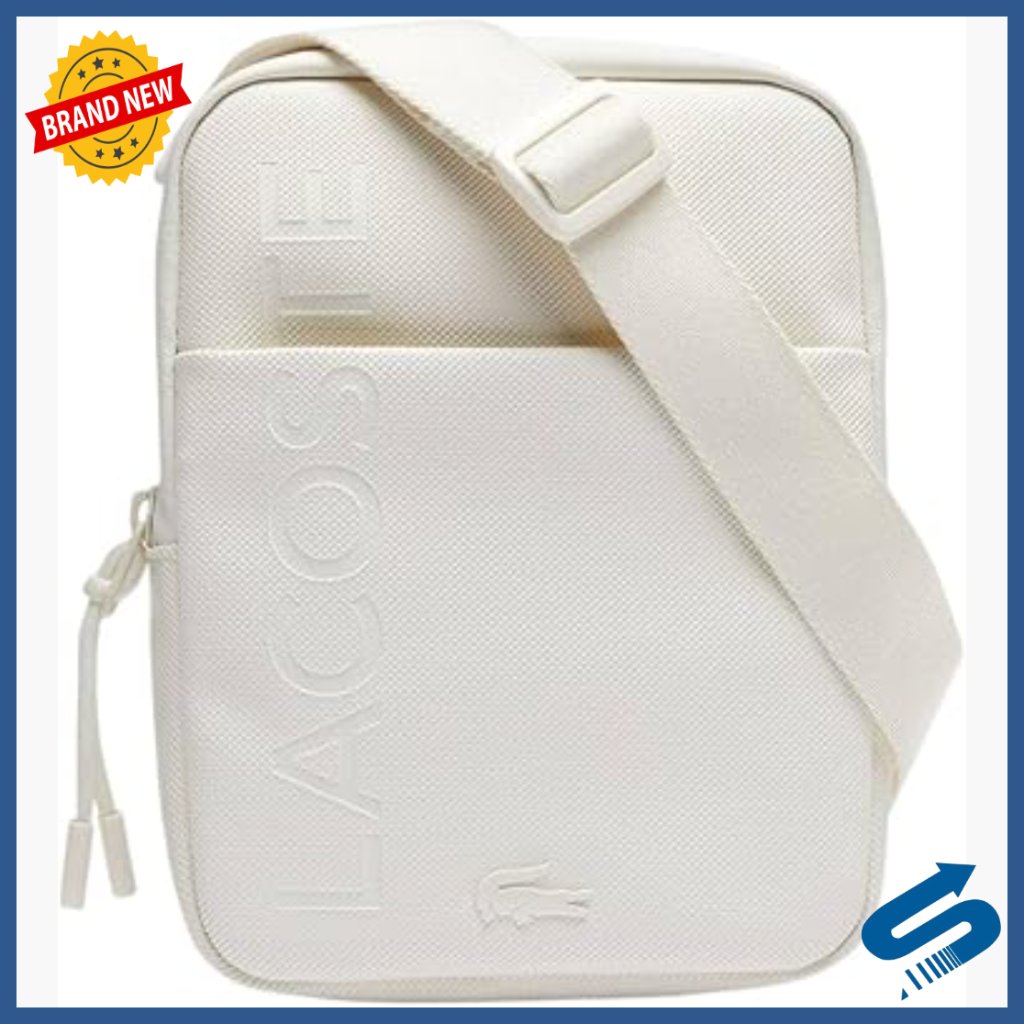Small Flat Bag With Adjustable Strap, Multiple Pockets, Pvc Material